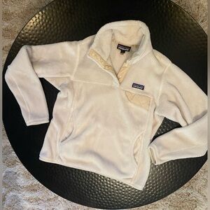 Patagonia Re-Tool Fleece S cream 3/4